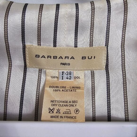 Barbara Bui Houndstooth Wool Waist Coat - Size 38(F) - Picture 2 of 12